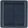 Shelly Blu Wall Switch 4 ZB DK Wandtaster 4-fach Bluetooth Zigbee 16 Aktionen Grau
