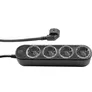 Shelly Power Strip 4 Gen4 Smarte Steckdosenleiste WLAN Zigbee Matter BT schwarz