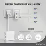 4smarts GaN Flex Pro 200W Ladegrät 4 USB-C weiß