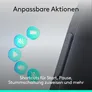 Logitech Spotlight 2 Presenter Grafit, kabellos, Bluetooth, Logi Bolt USB-C Empfänger, Anpassbar mit Logi Options+