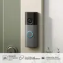 RING Battery Video Doorbell 2 - 2K, Gegensprechfunktion, Türklingel Speckled Gray