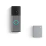 RING Battery Video Doorbell 2 + Chime (3rd Gen) - 2K, Gegensprechfunktion, Türklingel Speckled Gray