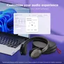 Lenovo ThinkPad Dual-Mode Bluetooth-Headset 8550 Grau, kabellos, USB-C, faltbar, ANC, Microsoft Teams zertifiziert, Sound by Bose