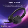 Lenovo ThinkPad Dual-Mode Bluetooth-Headset 8550 Grau, kabellos, USB-C, faltbar, ANC, Microsoft Teams zertifiziert, Sound by Bose