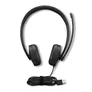 Lenovo USB-A Stereo Headset Gen 2 Schwarz, kabelgebunden, inkl. Steuereinheit