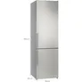 Siemens KG39NVICV iQ300 Freistehende Kühl-Gefrier-Kombination