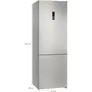 Siemens KG49NAIBG iQ500 Kühl-Gefrierkombination 203 cm Höhe EEK B Silber