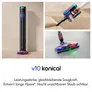 Dyson V10 Konical Akku Handstaubsauger Schwarz / Blau