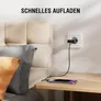 4smarts Netzladegerät PDPlug Slim Duos 30W GaN 1C+1A, schwarz