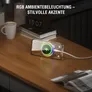 4smarts Qi2 25W MagSafe Ladegerät-Set mit Kühlung RGB grau