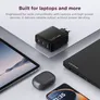Lenovo Multi-Port USB-C 100W GaN-Ladegerät/ Netzteil Schwarz inkl. USB-C Kabel (1,8m)