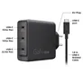 Lenovo Multi-Port USB-C 100W GaN-Ladegerät/ Netzteil Schwarz inkl. USB-C Kabel (1,8m)