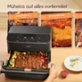 COSORI Dual Blaze TwinFry 10 Liter Heißluftfritteuse CAF-TF101S-AEU schwarz / silber