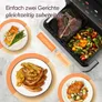 COSORI Dual Blaze TwinFry 10 Liter Heißluftfritteuse CAF-TF101S-AEU schwarz / silber