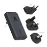 Xtorm TravelPro GaN3 Ultra Wand-Ladegerät Set 65W PD 1x USB-C 1x USB-A Austauschbare Stecker 1m 100W USB-C K