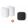 Bundle: ASUS ZenWiFi BT10 BE18000 Weiß Tri-Band WiFi 7 Smart AiMesh Extendable Router 2er Pack + Telekom Glasfaser Modem 2,5 Gbit/s schwarz