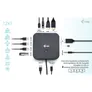 i-tec USB-C Dual Displayport Docking Station – 4K-Auflösung, 1x HDMI, 2x DP, 5x USB-A, 1x USB-C, Gbit-LAN, inkl. 100W Netzteil