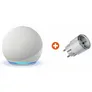Bundle: Amazon Echo Dot (5. Gen.) smarter Lautsprecher mit Alexa, weiß + Shelly Plug S Gen3 white Zwischenstecker
