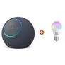 Bundle: Amazon Echo Dot Max (2025) WLAN- und Bluetooth-Lautsprecher mit Alexa Graphit + Shelly Multicolor Bulb E27 Gen3