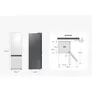 Samsung RL38C7B5BB1/EG Kühl-Gefrierkombination 203 cm Höhe EEK B Silber