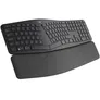Logitech Ergo K860 Tastatur Schwarz, kabellos, Bluetooth, ergonomisch, US-International Layout, Unterstützt Logi Options+