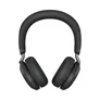 Jabra Evolve2 75 MS Stereo-Headset Schwarz, kabellos, Bluetooth, Link 390c Adapter, USB-C, Microsoft Teams zertifiziert