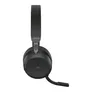 Jabra Evolve2 75 MS Stereo-Headset Schwarz, kabellos, Bluetooth, Link 390c Adapter, USB-C, Microsoft Teams zertifiziert
