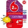 Vodafone Prepaid Prepaid CallYa Start | 5 EUR Startguthaben | 1 Monat 2GB | 5G-Netz