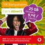 Vodafone Prepaid Prepaid CallYa S | 10 EUR Startguthaben | 1 Monat 25GB | 5G-Netz