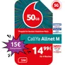 Vodafone Prepaid Prepaid CallYa M | 15 EUR Startguthaben | 1 Monat 50GB | 5G-Netz