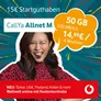 Vodafone Prepaid Prepaid CallYa M | 15 EUR Startguthaben | 1 Monat 50GB | 5G-Netz