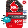 Vodafone Prepaid Prepaid CallYa Allnet L | 20 EUR Startguthaben | 1 Monat 100GB | 5G-Netz