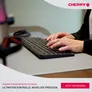 Cherry Stream Desktop Ultimate Schwarz Maus-Tastaturkombination, kabellos, Bluetooth, 2.4 Ghz Empänger