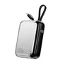 4smarts Powerbank Pocket mit USB-C Kabel 10000mAh - silber