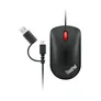 Lenovo ThinkPad USB-C/A Kompakt-Maus, kabelgebunden, 2400 DPI