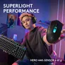 Logitech G G305 X LIGHTSPEED Gaming-Maus Schwarz, kabellos, Bluetooth, 2.4 Ghz Empfgänger, RGB, Hero 44K-Sensor, Anpassbar via Logitech G HUB
