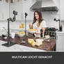 Logitech Mevo Start for Business 4K-Kamera zum Live Streaming, kabellos, Bluetooth, WLAN (WiFi), USB-C, microSD Slot
