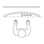 Ergotron 45-695-290 LX PRO Monitor Arm mit hoher Säule weiß