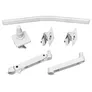 Ergotron 45-684-290 LX PRO Dual Direct Monitor Arm Tischhalterung weiß