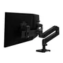 Ergotron 45-684-292 LX PRO Dual Direct Monitor Arm Tischhalterung schwarz