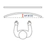 Ergotron 45-684-293 LX PRO Dual Direct Monitor Arm Tischhalterung grau