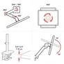 Ergotron 45-690-293 LX PRO Dual Monitor Arm Tischhalterung grau