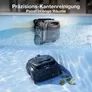 WYBOT B1 kabelloser Poolroboter mit Vollabdeckung & Kantenreinigung Schwarz
