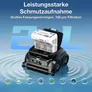 WYBOT B1 kabelloser Poolroboter mit Vollabdeckung & Kantenreinigung Schwarz