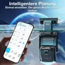 WYBOT S3 kabelloser Poolroboter mit automatischer Entleerung 3D-Mapping & KI-Vision Schwarz