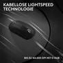 Logitech G PRO X Superlight 2c Schwarz Gaming Maus, kompakt, kabellos, 2.4 GHz Empfänger, 8000 Hz Signalrate, 44K Hero 2 Sensor