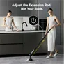 HOTO Flexi Cordless Spin Scrubber HFE0030GL – Kabellose elektrische Reinigungsbürste mit Teleskopstiel, Akku & 6 Bürstenaufsätzen