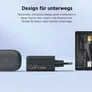 Lenovo 65W Mini USB-C GaN Ladegerät/ Netzteil Schwarz, 1x USB-C