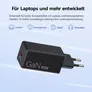 Lenovo 65W Mini USB-C GaN Ladegerät/ Netzteil Schwarz, 1x USB-C