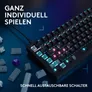 Logitech G G316 X 98 Mechanische Gaming-Tastaur Schwarz, Taktile Switches, RGB, kabelgebunden, 8000 Hz Abtastrate, Anpassbar mit Logitech G HUB